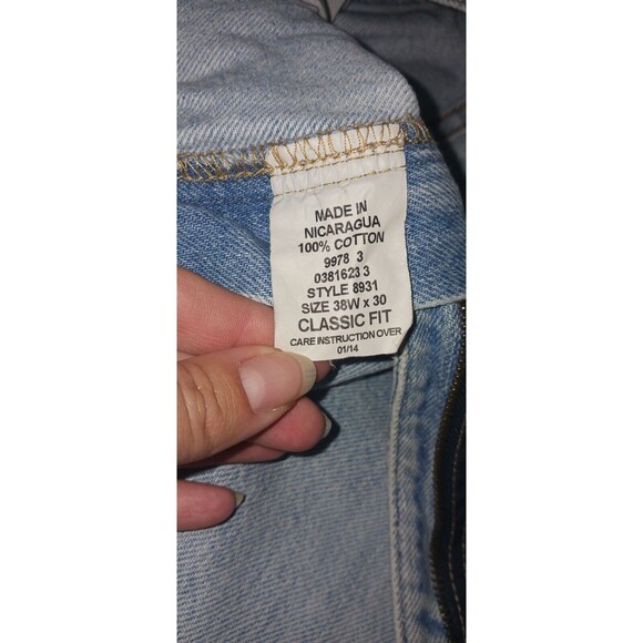 Saddlebred Classic Fit Denim Jeans Mens Size 38 x 30 - Picture 4 of 6